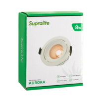 Spot en aluminium anti-éblouissement Dim to Warm Dali Ceil Spot Light Moderne 8-12W COB LED Downlights Réglable Degré Recess Spot Lamp
