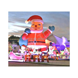 Mascota inflable de pie para exteriores, modelo de Navidad <span class=keywords><strong>Grinch</strong></span>, modelo de personaje de monstruo inflable para Decoración - Product Image 5