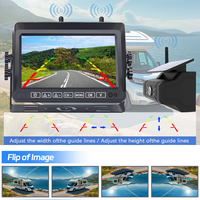 Cámara de Reversa Inalámbrica ZYX 1080P WIFI, Cámara de Visión Trasera/Delantera Inalámbrica, Impermeable, Magnética, Solar, para Automóvil