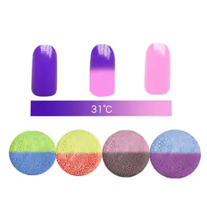 Brand Mcess blue double two colors thermochromic pigment temperatures purple powder wholesale in resin