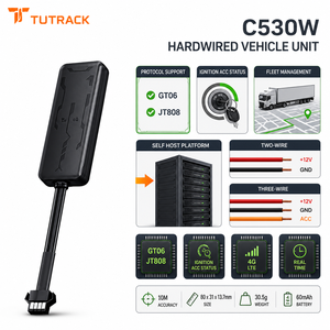 เครื่องติดตาม GPS สำหรับยานพาหนะ GT06 JT808 รองรับโปรโตคอลแบบ Hardwired  พร้อมฟังก์ชั่นตรวจสอบสถานะ ACC  ใช้งานได้กับรถบรรทุก รถพ่วง และยานพาหนะอื่นๆ - Product Image 1