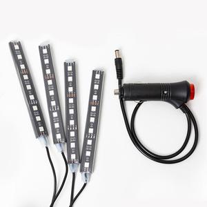 Le crépuscule voiture décoration intérieure lampe d'ambiance de voiture a mené la lumière de bande avec son actif fonction - Product Image 3