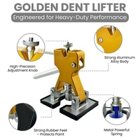 Kit de Reparación de Abolladuras sin Pintura para Automóviles con Martillo Deslizante de Aluminio y Herramientas de Barra en T para Abolladuras de Carrocería