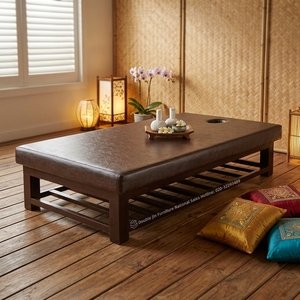 <span class=keywords><strong>Table</strong></span> <span class=keywords><strong>de</strong></span> <span class=keywords><strong>massage</strong></span> thaïlandaise à basse hauteur <span class=keywords><strong>de</strong></span> 45 cm <span class=keywords><strong>de</strong></span> hauteur, technique thaïlandaise, large, <span class=keywords><strong>en</strong></span> <span class=keywords><strong>bois</strong></span> <span class=keywords><strong>massif</strong></span> - Product Image 5