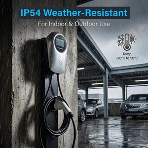Nuevo Cargador de Pared para Vehículos Eléctricos EVCity/ODM/OEM SK-Q7-01 de 7kW CA para Y y <span class=keywords><strong>Nissan</strong></span> <span class=keywords><strong>Leaf</strong></span>, Entrada de 200-240V, Tipo 2, Carga Rápida en Casa - Product Image 6