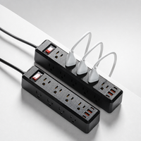 Multiprise industrielle en laiton, norme américaine, 4 prises, 2 USB, 2 ports Type-C, 16A, en cuivre, vente en gros usine