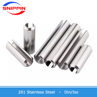 M1 M1.5 M2 M2.5 M3 M4 M5 M6 M8 M10 201 baja tahan karat DIN1481 paralel Dowel elastis silinder Cotter berlubang Pin musim semi