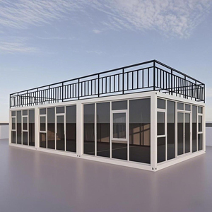 هيكل فولاذية مسبقة الصنع محمولة 40 قدمًا 20 قدمًا حاوية متنقلة شحن منزلي فيلا حديثة منزل جاهز قابل للتوسيع 4 5 غرف نوم - Product Image 1