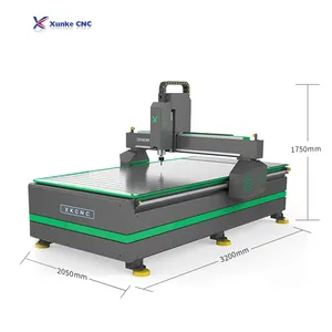 High Precision Leadshine servo motor aluminum composite panel 6kw spindle 1325 cnc router machine