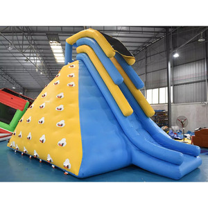 Ghiacciaio Gonfiabile Galleggiante con Scivolo |   Attrazione Gonfiabile Professionale Galleggiante per Parchi Acquatici |   Scivolo <span class=keywords><strong>Iceberg</strong></span> Resistente - Product Image 1