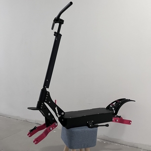 Cadre de trottinette en alliage d'aluminium durable Geofought avec fourche à roulements à billes pour pneus de 10 et 11 pouces – Pièces de rechange - Product Image 4