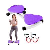 Machine d'exercice de planche de torsion de taille réglable pour Ab sculptant la taille Machine de torsion de planche de torsion Ab Twister bandes d'exercice