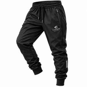 Performance Gym Joggers <b>Men</b> Activewear <b>Running</b> Workout <b>Pants</b> Breathable Fitness Training Tapered Sports Trousers Athletic - Product Image 3