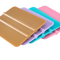 Kit de raclettes en plastique à bord feutré pour le covering automobile, la pose de film teinté et l'application de décalcomanies