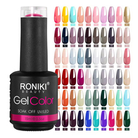 RONIKI marque privée produits pour les ongles non toxiques en gros acrylique sans hema tremper uv gel vernis à ongles