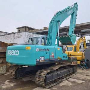 Excavadora de cadenas mediana Kobelco Sk200-6 Sk210LC-8 Sk230-6 de alta calidad, excavadora de bajo consumo, máquina usada japonesa Sk200 Sk 200D - Product Image 5