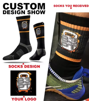 Calcetines Deportivos de Alta Calidad para Correr, Calcetines de Tubo Personalizados para Hombre, Transpirables, de Algodón, para Gimnasio, Baloncesto