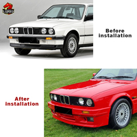 Kit carrosserie M voiture de sport pare-chocs kit carrosserie pour BMW série 3 E30 1982-1993 Changer MT modifié Kit carrosserie pare-chocs avant arrière