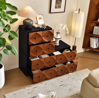 Meuble de salon combiné, armoire de rangement, table de chevet