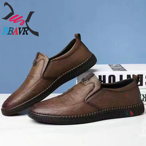 Chaussures habillées décontractées pour hommes les plus vendues en cuir PU respirant avec semelle intérieure en caoutchouc – Prix de gros - Product Image 5