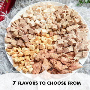 Commercio all'ingrosso ad alto contenuto proteico OEM ODM cuori di pollo liofilizzati petto di pollo gatto tratta cibo per animali domestici per alimenti per cani gatti snack dentali - Product Image 3