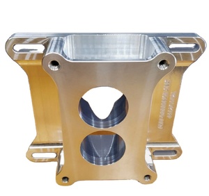 Holley 2300 4412 2-bbl-4150 흡기 매니폴드에 적합한 스페이서 어댑터 플레이트 - Product Image 1