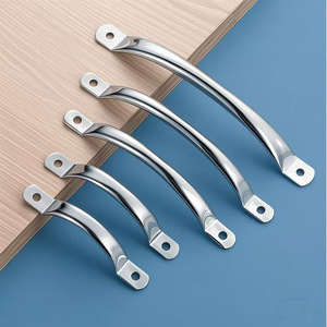 Stainless Steel Cabinet Handle Bar Minimalist Design Antirust For Wooden Door <b>Drawer</b> Kitchen Cabinet - Product Image 3