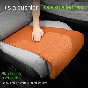 Cuscino universale in pelle per tutte le stagioni con poggiagambe integrato per estensione del sedile principale del passeggero nuova funzione auto - Product Image 5