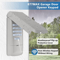 Mando a distancia inalámbrico con teclado de contraseña 877MAX para abrepuertas de garaje 878MAX, 877LM, 976LM, 977LM, 376LM, 37