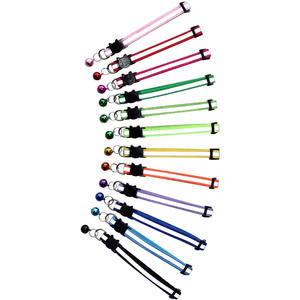 <span class=keywords><strong>Collar</strong></span> de nailon reflectante para gato, <span class=keywords><strong>Collar</strong></span> de seguridad reflectante para cachorros, perros pequeños, gatitos y gatos, con campana, 12 colores - Product Image 6
