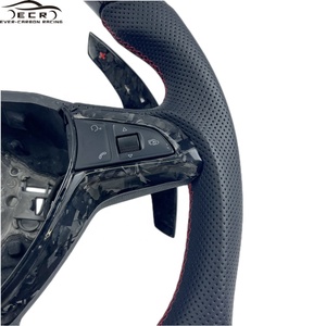 Pièces automobiles Ever-Carbon Racing ECR Volant en fibre de carbone forgé de haute qualité pour volant <span class=keywords><strong>Skoda</strong></span> <span class=keywords><strong>Octavia</strong></span> <span class=keywords><strong>VRS</strong></span> - Product Image 3