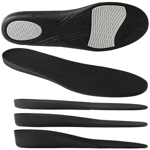 Unisex <b>Height</b> <b>Increasing</b> <b>Insoles</b> 1.5/2.5/3.5 cm Soft Flexible Rubber Material for Men & Women Sports Use - Product Image 1