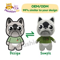 OEM ODM Faible MOQ Personnalisé Peluche Dessin Animé Mignonne Poupée Sac à Dos Porte-clés Coussin Animal en Peluche Jouet Coton PP Conception Personnalisée