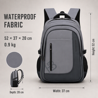 Sac à dos décontracté HAIBOWY avec logo personnalisé, grande capacité, imperméable, pour étudiants, école, voyages quotidiens, ordinateur portable