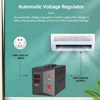 Stabilisateur de tension de protecteur de surtension d'AVR d'affichage numérique de 220V et régulateur réglable pour le contrôle de relais CA d'appareil ménager