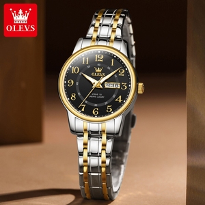 OLEVS 2891 Ventas calientes OEM reloj de pulsera OEM reloj personalizado Dial digital oro inoxidable lujo mujer deportes reloj de cuarzo - Product Image 1