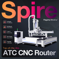 Nouvelle machine CNC à commande numérique à 4 axes avec tête pivotante et 4ème axe rotatif pour armoires, placards et pieds de chaise, modèle 2026 2130