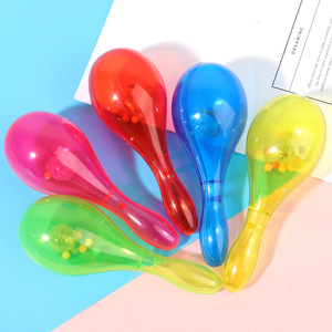 Light up Maracas Plastic <b>LED</b> Flashing Party Props for KTV Nightclub Celebrations Ages 8-13 No Battery - Product Image 2