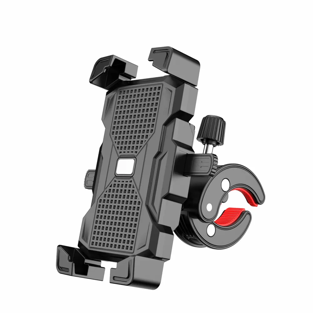 Laudtec Bike Phone Holder Bicycle Mobile Cellphone Holder Easy Open Motorcycle Support Mount For iPhone Stand