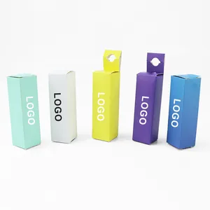 Custom Logo Print 1ml 1 Gram Cartridges With Box Pop Top Tube Packing Cosmetic Essential Oil Bottle Craft Paper Boxes