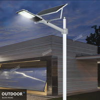 Lámpara Solar LED para Calle de 100W/150W, Personalizable, IP65, para Exteriores, Alto Lumen, Control Remoto, Carcasa de Aluminio Fundido a Presión