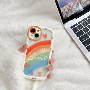 Coque de téléphone CHAOYIDIAN avec motif de dessin animé <span class=keywords><strong>mignon</strong></span> et souriant, protection intégrale des objectifs colorés pour <span class=keywords><strong>iPhone</strong></span> 16 15 14 13 12 11 pour femmes - Product Image 5