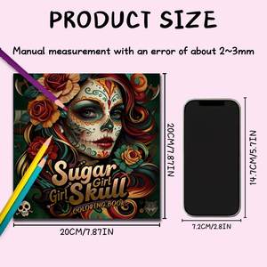 Carnets de coloriage pour adultes à faible MOQ, service d'impression de logo personnalisé, livre d'art-thérapie pour amis, famille, librairies et vendeurs en <span class=keywords><strong>ligne</strong></span> - Product Image 6