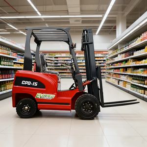 Tekerlekli <span class=keywords><strong>Fork</strong></span> Lift depo merkezi 1 Ton 1.5 Ton elektrikli Mini Forklift aküsü Forklift Montacargas - Product Image 1