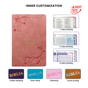 Diseño lindo personalizado cristiano hermoso regalo Biblias cubierta impresión reciclada Nkjv francés niños <span class=keywords><strong>estudio</strong></span> <span class=keywords><strong>Biblia</strong></span> - Product Image 5