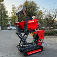 Ketten-Mini-Dumper mit Dieselmotor, Hydraulik und EPA-Motor für Landwirtschaft und Transport