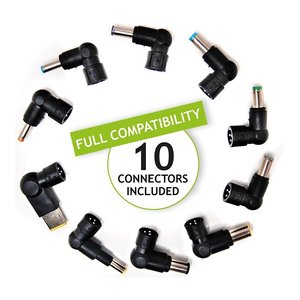 Alimentatore universale Multi <b>plug</b> TOGETHER ON Black 95W FAU17610 - Product Image 3