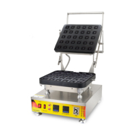 Elektrische Törtchenmaschine, Kuchenpresse, Eierkuchenform-Hersteller, 304 Edelstahl, einstellbarer Thermostat, 220V, neu, einfach zu bedienen