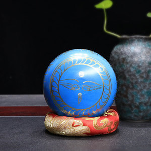 Mangkuk kerajinan kuningan buatan tangan untuk meditasi Yoga bernyanyi warna-warni terapi Suara Buddha grosir dari produk kerajinan kristal <span class=keywords><strong>Nepal</strong></span> - Product Image 3
