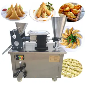 Máquina automática de bola de masa plegable manual para hacer pasteles grandes, máquina de empanada grande para formar samosa, precio de máquina para hacer